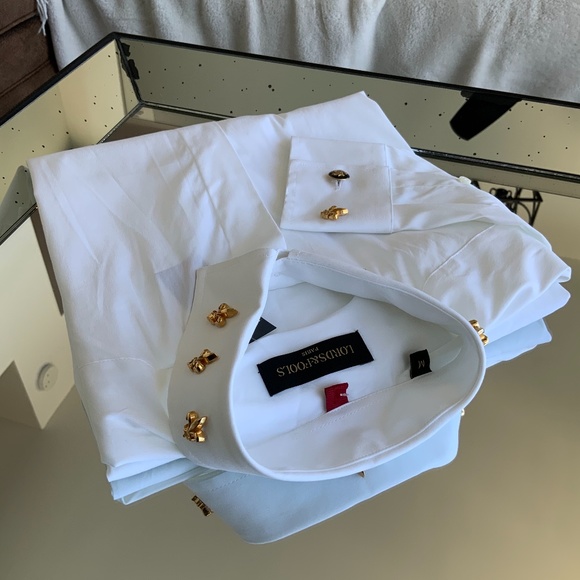 Men’s Slim-Fit Performance Stretch Solid Shirt - Picture 5 of 12